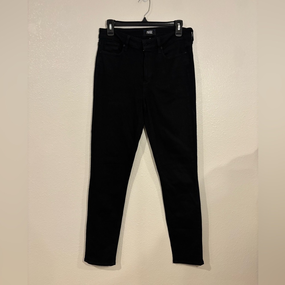 PAIGE Women's Classic Hoxton Black Skinny Jeans